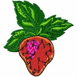 Strawberry Embroidery Design 1 Strawberry Embroidery Design 1